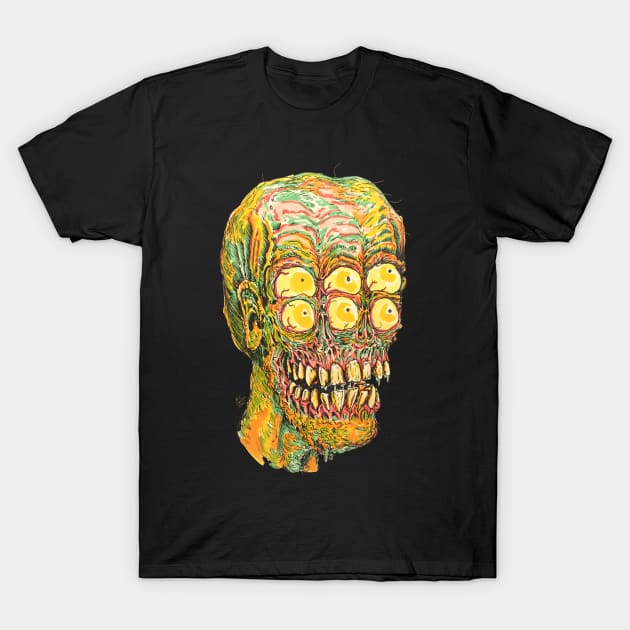 Six Eyed Weirdo T-Shirt by Robisrael